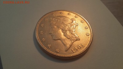 20$ долларов США 1901 год (золото) - 20160514_143408