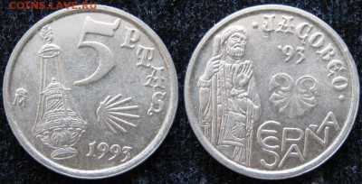 12.Разная инострань по фиксу - 12.11.Испания 5 песет 1993   556