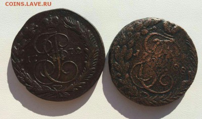Пять копеек 1772, 1788 EМ до 18.05. в 22:00 мск - image