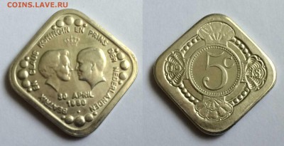 Нидерланды 5 центов - монеты или жетоны? - 1938