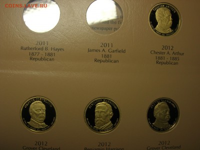 США Президентские доллары 2012 PROOF mint S - DSCN8366.JPG