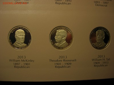 США Президентские доллары 2013 PROOF mint S - DSCN8371.JPG