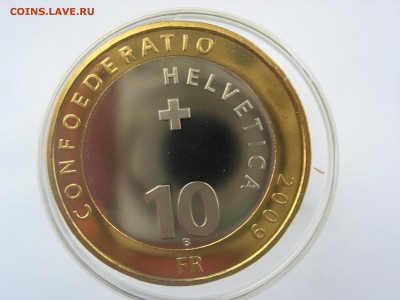 Швейцария 10 франков Олень 2009 - DSCN7679.JPG