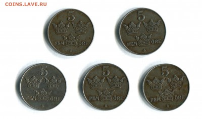 5 эре Швеция 1942,1944,1948,1949,1950 19.05.16 21:40 - img152