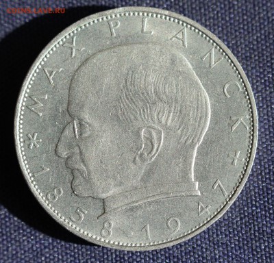 С 1 руб. ГЕРМАНИЯ 2 марк 1970г."G" МАКС ПЛАНК до 23.01 в 22 - IMG_1623.JPG
