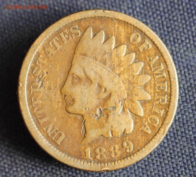 С 1 руб. USA one сent 1889г. ИНДЕЕЦ  до 22.05 в 22-00 - IMG_1638.JPG