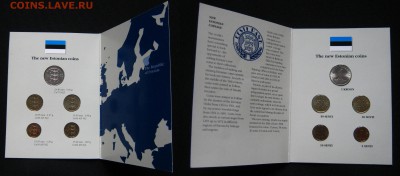 ЭСТОНИЯ 1 крона 1992. РЕДКАЯ. БАНКОВСКИЙ набор № 08198. - 003 — копия.JPG