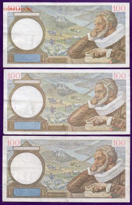 Франция 100 франков 1938,40,42  3 шт  до 19.05 22.00 мск - Без имени-2