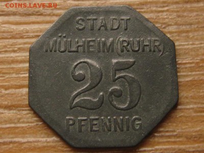 Нотгельд Mulheim 25 пф. 1917 Func344.1 до 18.05.16 в21.00М - IMG_4364.JPG