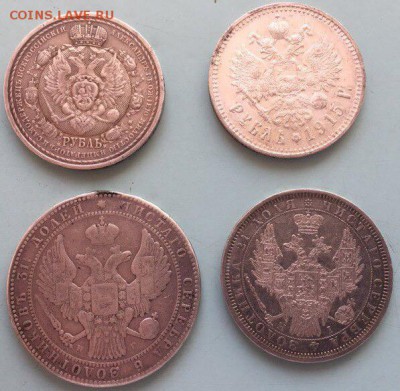 Рубль 1725, 1756, 1915(в блеске), сей славный год и др. - image