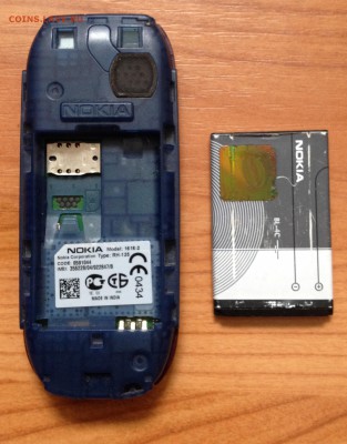 Рабочий телефон  Nokia с цветным дисплеем, без задней крышки - image