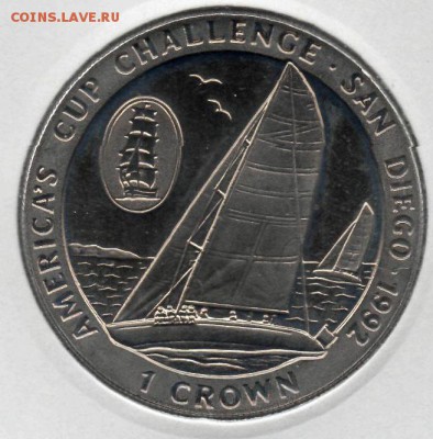 Монеты с Корабликами - 1крона1991Мен1