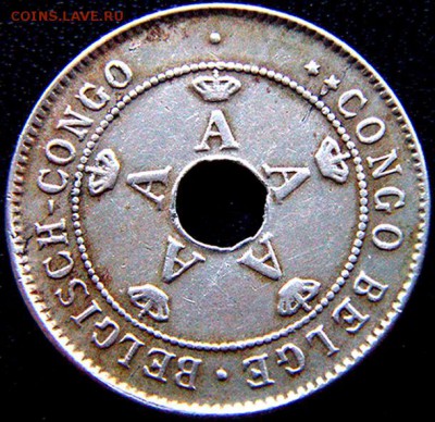 Бельгийское Конго_10 сантимов 1911; до 18.05_22.30мск - 9166