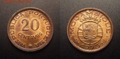 3 - Португ. Мозамбик – 20 сентаво (1973) (UNC)