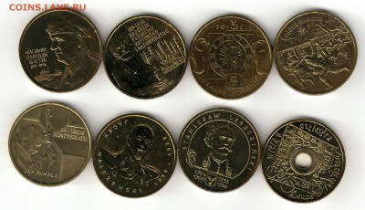 Польша 2zł Юбилейка 2003г 8 монет - 110203_scan