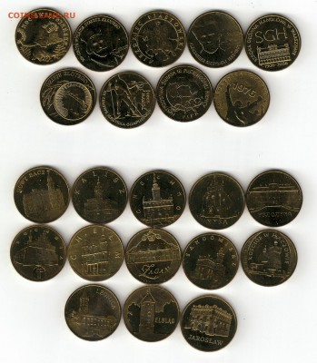 Польша 2zł Юбилейка 2006г 22 монеты (в том числе города) - 114321_scan