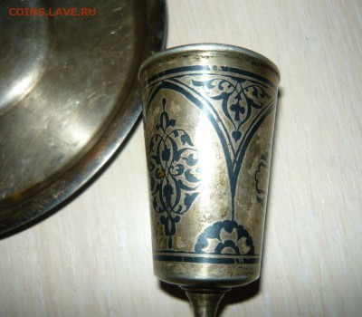 Поднос с рюмками серебро Оценка - 343.JPG