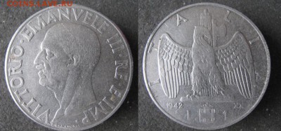 12.Разная инострань по фиксу - 12.46. Италия 1 лира 1942   472