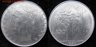 12.Разная инострань по фиксу - 12.53. Италия 100 лир 1989    2173