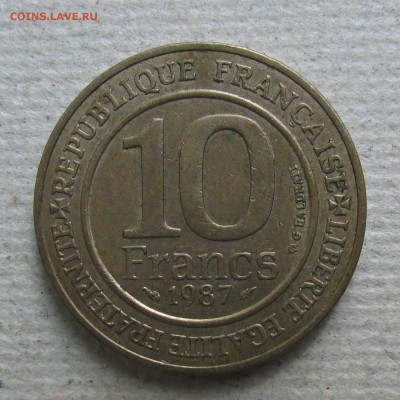 Франция 10 франков  1987г до 27.05.16г (2) - IMG_2101