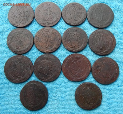 14 пятаков СПМ Екатерины II ! Цена фикс - 14spm-1-1