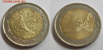 2 евро Финляндия 2005 60 лет ООН Голубь мира - 100_5298