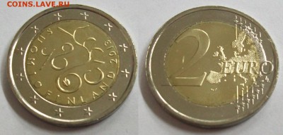 2 евро Финляндия 2013 150 лет парламенту UNC - 100_5063
