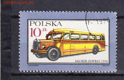 Польша 1987 автобус - 21