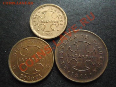 Колумбийский лепрозорий. 1921. 5 монеток. - PB085238.JPG