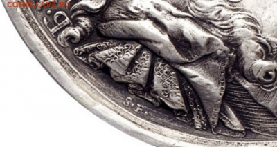 Медаль на коронацию Петра II 1728 г. 42 мм. - S1