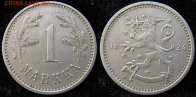Финляндия 1 марка 1924. - Финляндия 1 марка 1924    3157