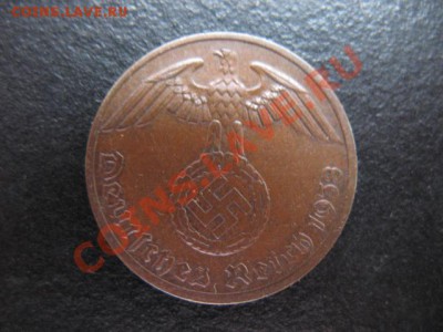 Третий рейх, 1938 А, 1 пф, до 16.11 в 21-30 мск - 1938-1