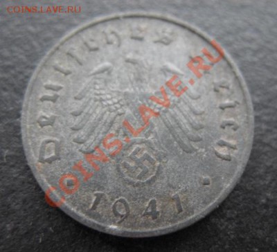 Третий рейх, 1941 А, 10 пф, до 16.11 в 21-30 мск - 1941-10а