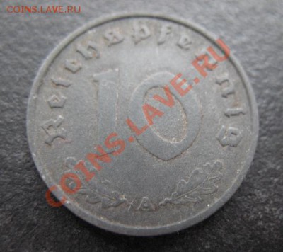 Третий рейх, 1941 А, 10 пф, до 16.11 в 21-30 мск - 1941-10
