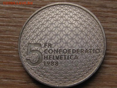 Швейцария 5 франков 1988 ОИ88 Голубь до 24.05.16 в 21.00 М - IMG_5321.JPG