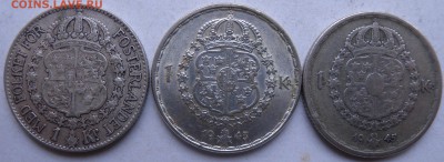 4 монеты 25 эре Швеция - DSCN1142.JPG