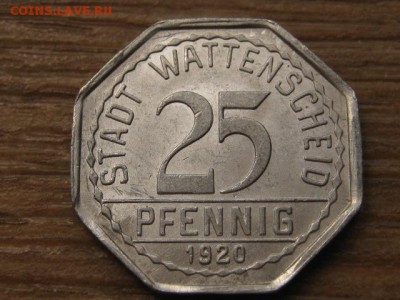 Нотгельд Wattenscheid 25 пф. 1919 Func579.9до25.05.16в21.00М - IMG_5395.JPG