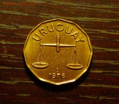 УРУГВАЙ - ВЕСЫ 12-угольная красивая до 29.05, 22.00 - Уругвай 50 чентезимо весы