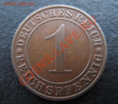 Третий рейх, 1935 А, 1 пф, до 16.11 в 21-30 мск - 1935-1па