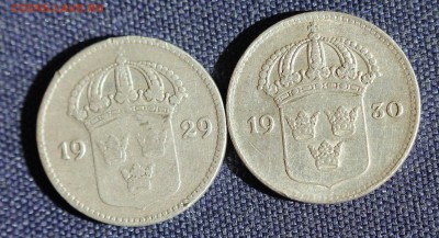 С 1 руб.СТАРАЯ ШВЕЦИЯ 10 эре 1929 и 1930г.г. до 29.05 в 22-0 - IMG_1618.JPG