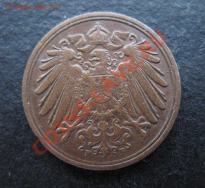 Германия, 1910 год, 1 пф, до 16.11 в 21-30 мск - 1906-1па