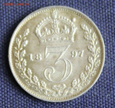 С 1 руб. БРИТАНИЯ 3 пенса 1897г. ВИКТОРИЯ до 29.05 в 22-00 - IMG_1694.JPG