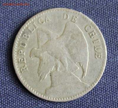 С 1 руб. ЧИЛИ  VEINTE CENTAVOS 1907г. КОНДОР  до 29.05 - IMG_1700.JPG
