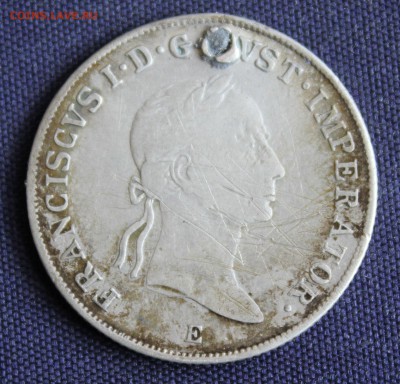 С 1 руб. АВСТРИЙСКАЯ ИМПЕРИЯ 20 крейцеров 1835г.  до 29.05 - IMG_1707.JPG
