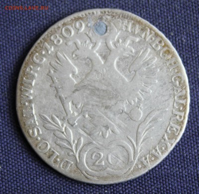 С 1 руб. АВСТРИЙСКАЯ ИМПЕРИЯ 20 крейцеров 1809г. до 29.05 - IMG_1714.JPG