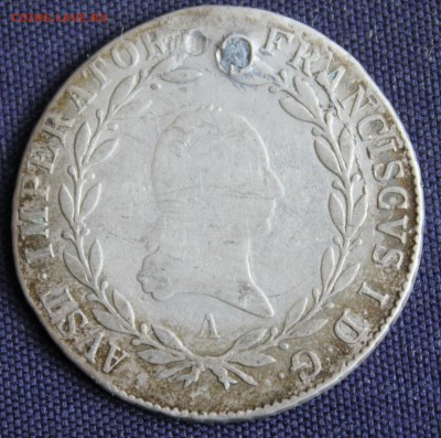 С 1 руб. АВСТРИЙСКАЯ ИМПЕРИЯ 20 крейцеров 1809г. до 29.05 - IMG_1713.JPG