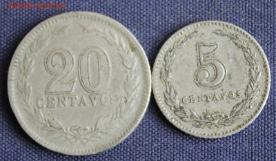 С 1 руб. АРГЕНТИНА 20с 1928г. и 5с 1903г.  до 29.05 в 22-00 - IMG_1738.JPG