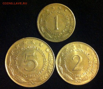 1,2 и 5 динар Югославии,до 26.05.16 - w44KAEwRayQ