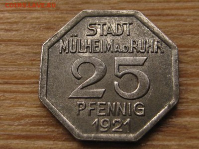 Нотгельд Mulheim 25 пф. 1921 Func334.8 до 25.05.16 в21.00М - IMG_5378.JPG
