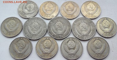 Рубль 1964 3шт. и полтосы 64,66,69,74,77,78,81,83,84,85годов - 2016425084913